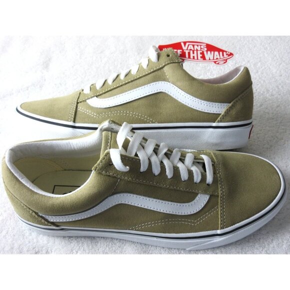Vans Men's Old Skool Corn Stalk Beige True White Skate Shoes Size 8 NIB - Picture 3 of 5